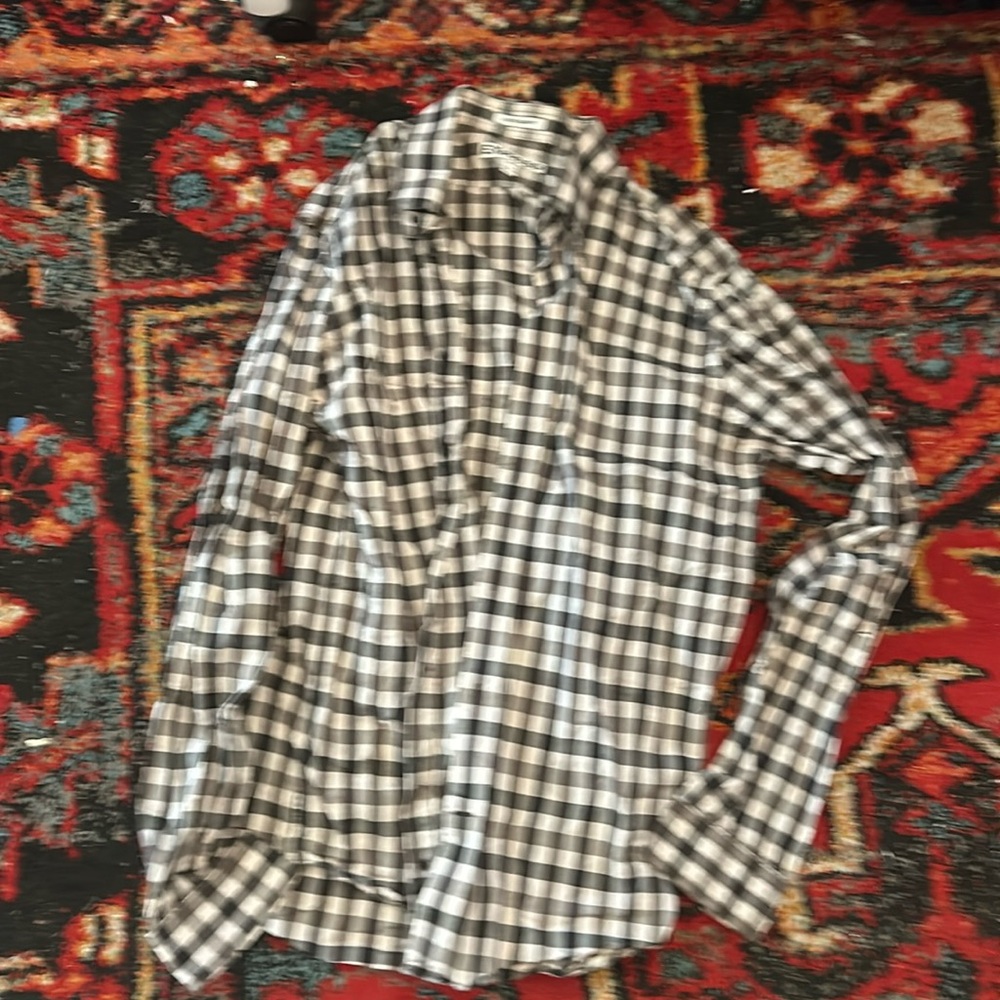 Men’s Large Fitted Extra Slim express Long Sleeve Dress shirt